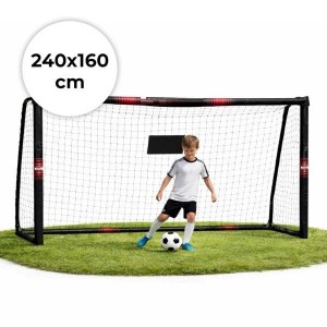 Futbolo vartai su tinklu 240 x 160 x 85 cm